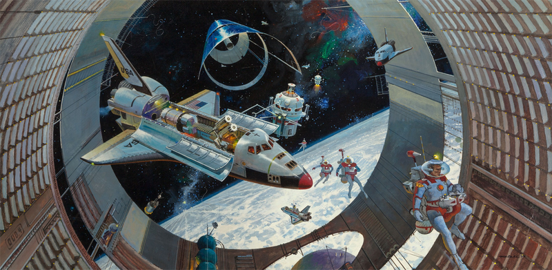 Illustration for article titled 27 Paintings From the Most Famous Space Artist On Earth (And Off)